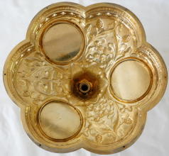 Solid silver gilt antique French Gothic Chalice.